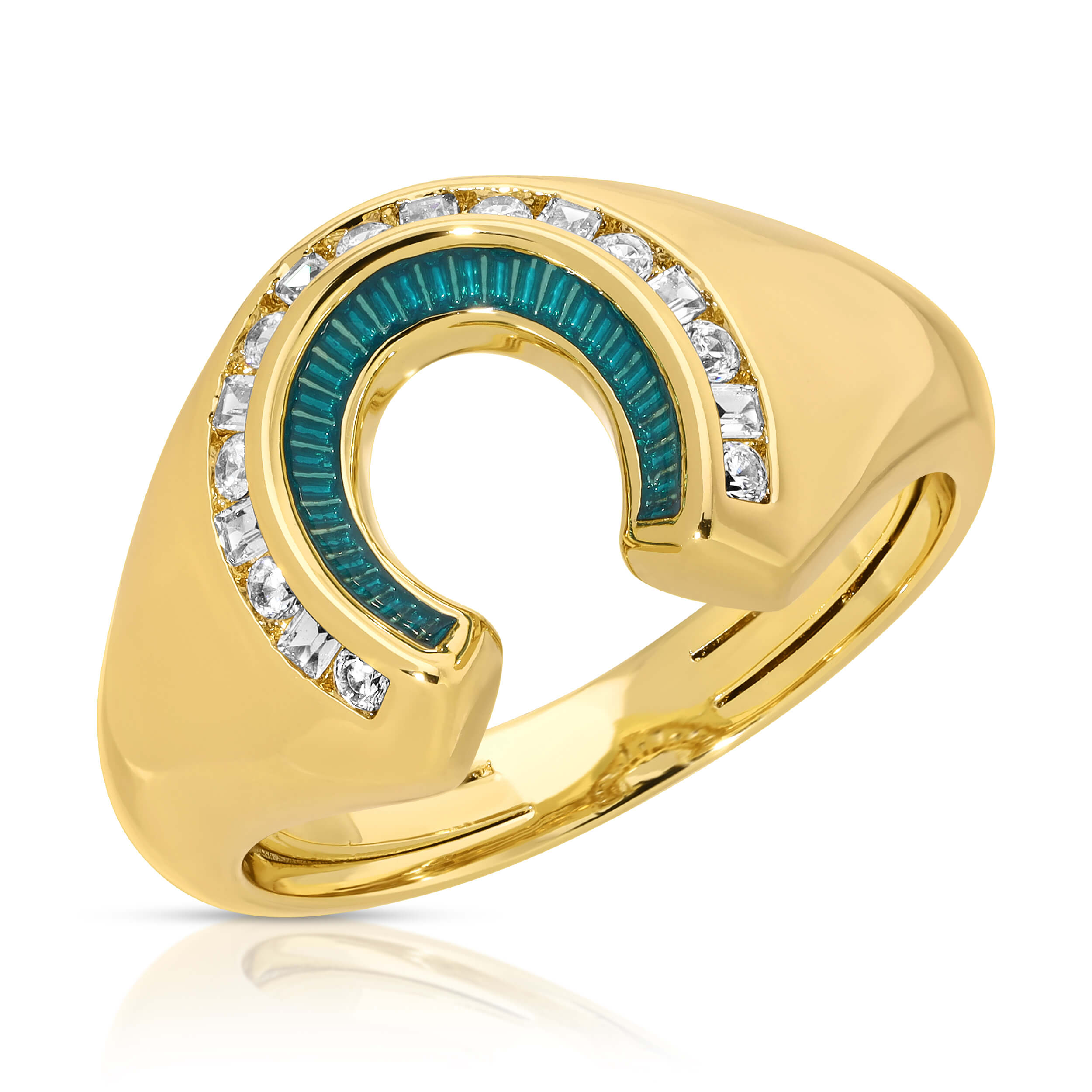 Diamond Horseshoe Ring – ShopMamaBijoux