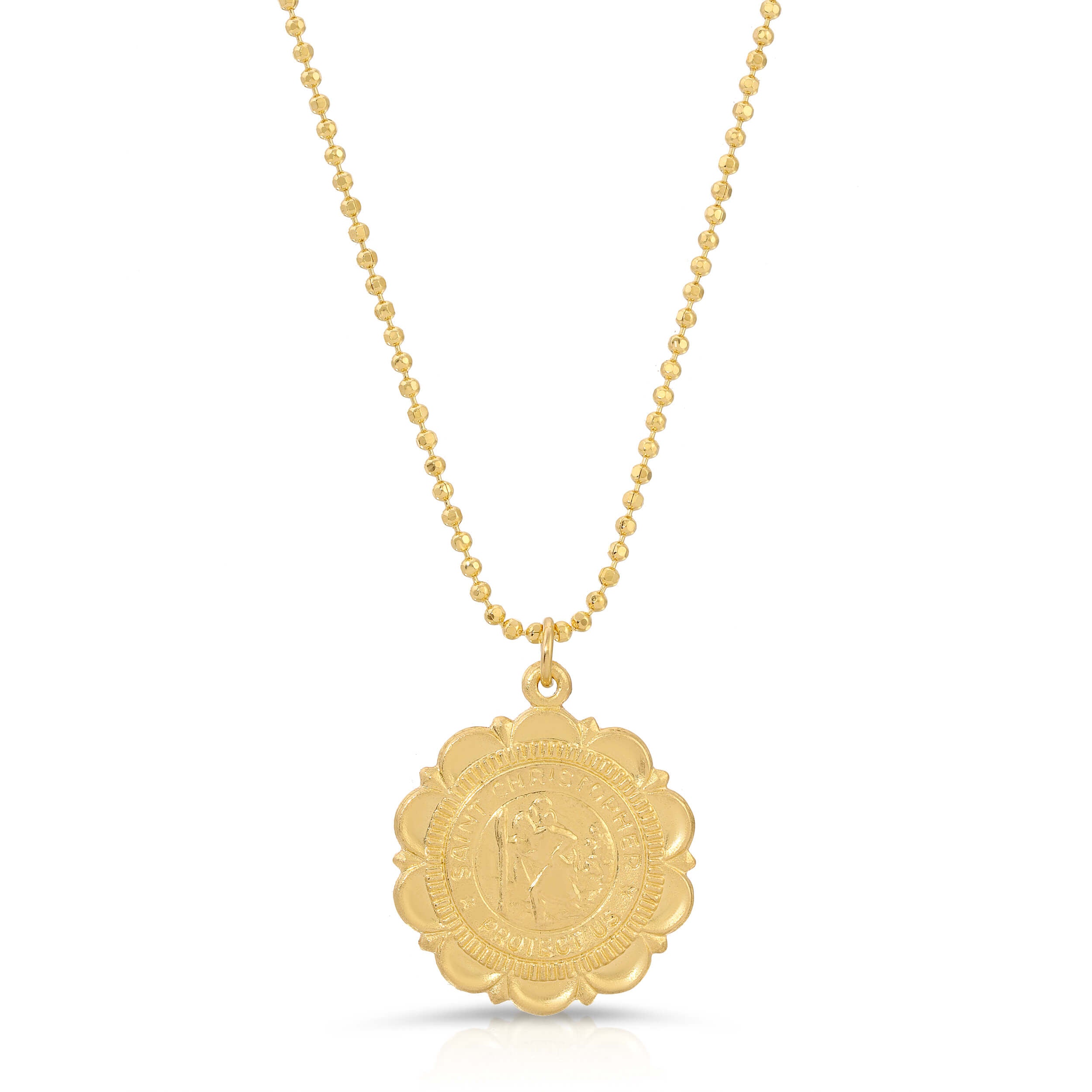 Swamp Saint Necklace - Louisiana Gulf Coast Medallion – Queens Metal